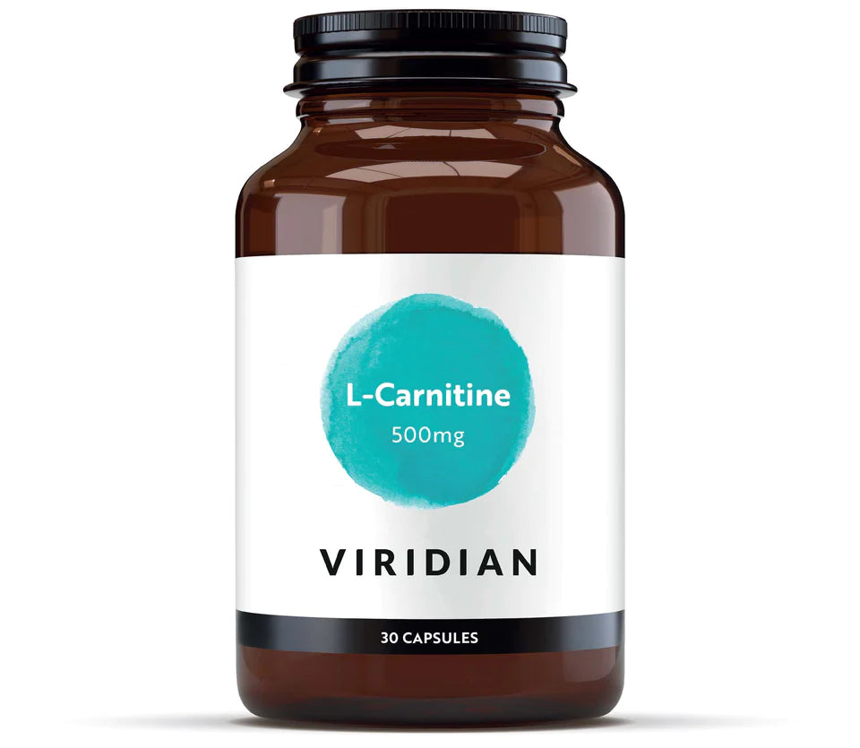 Viridian L-Carnitine 500mg 30 Capsules – Nourish Stores