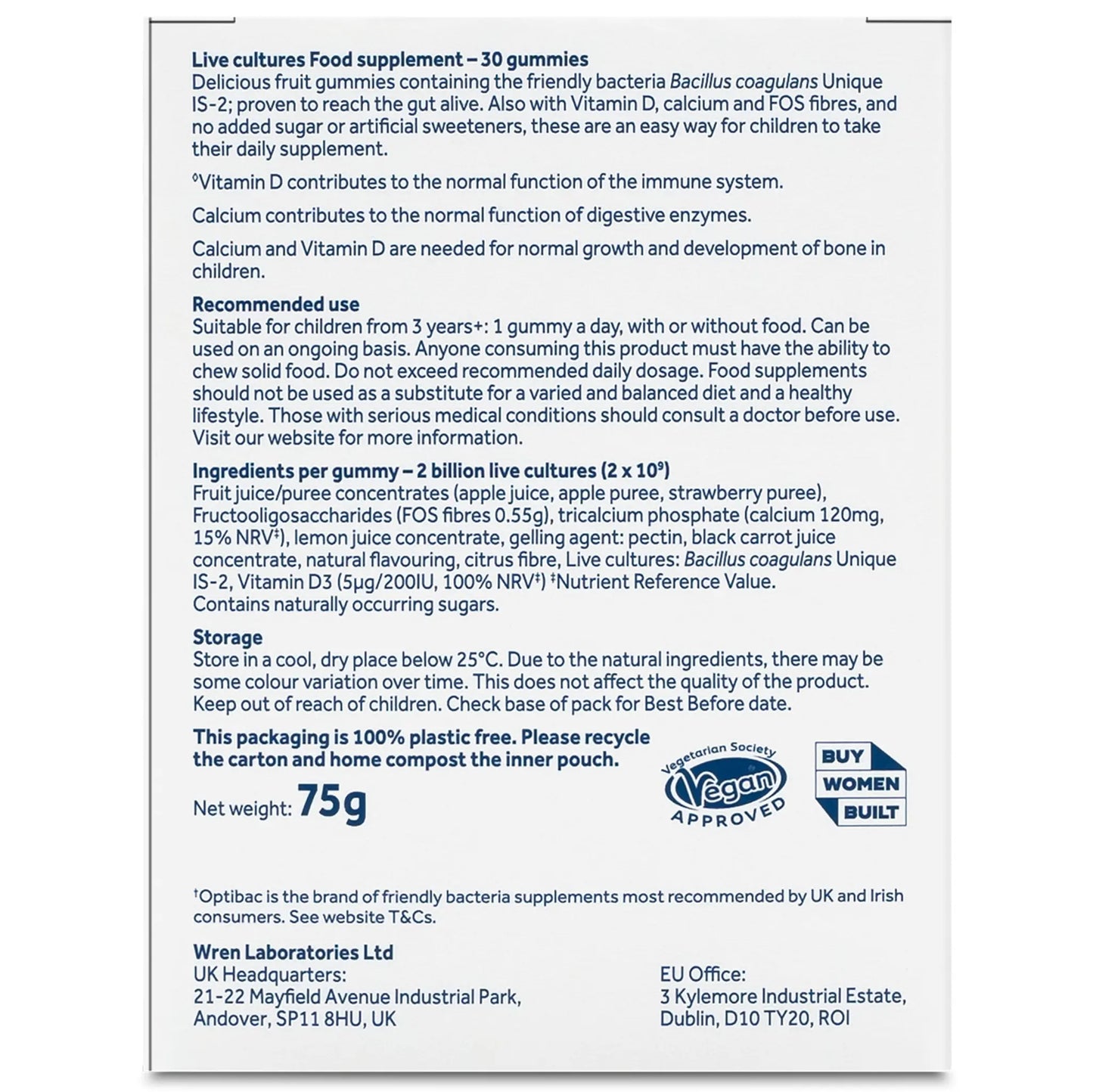 Optibac Kids Probiotic Gummies