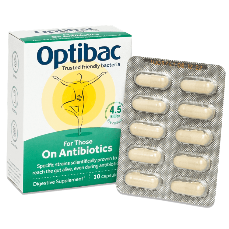 Optibac Probiotics For Those On Antibiotics 10 Capsules