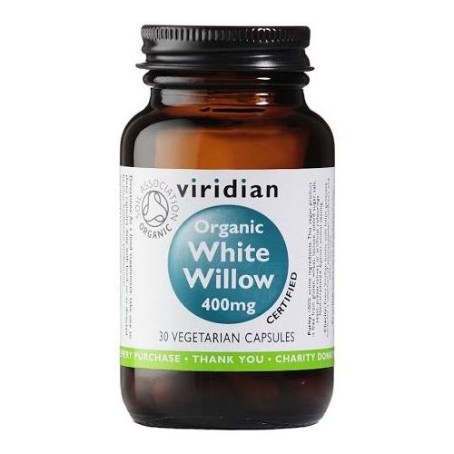 Viridian Organic White Willow 400mg 30 Capsules
