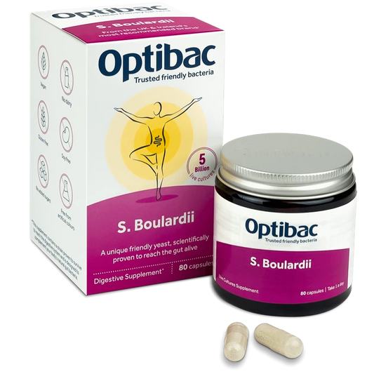 Optibac Probiotics Saccharomyces 80 Capsules