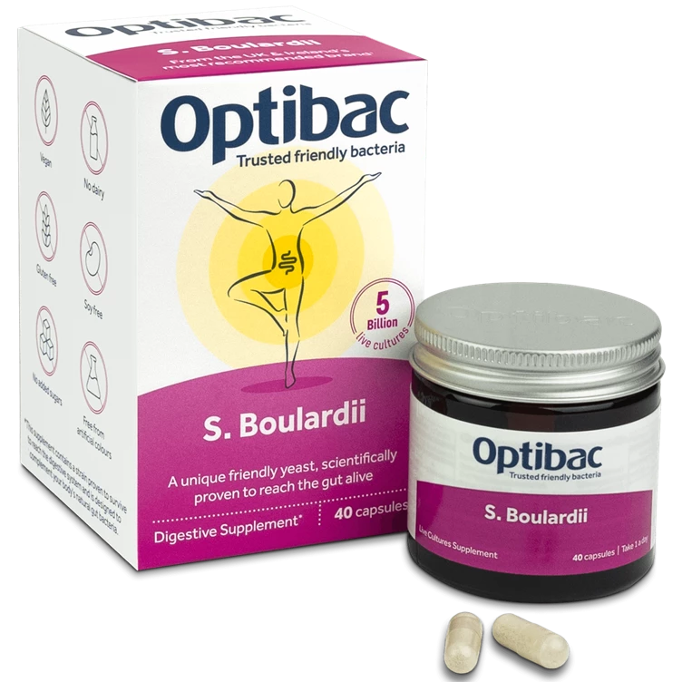 OptiBac Probiotics Saccharomyces 40 Capsules