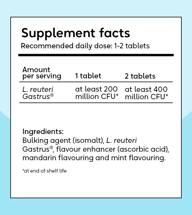 BioGaia Gastrus 30 Tablets