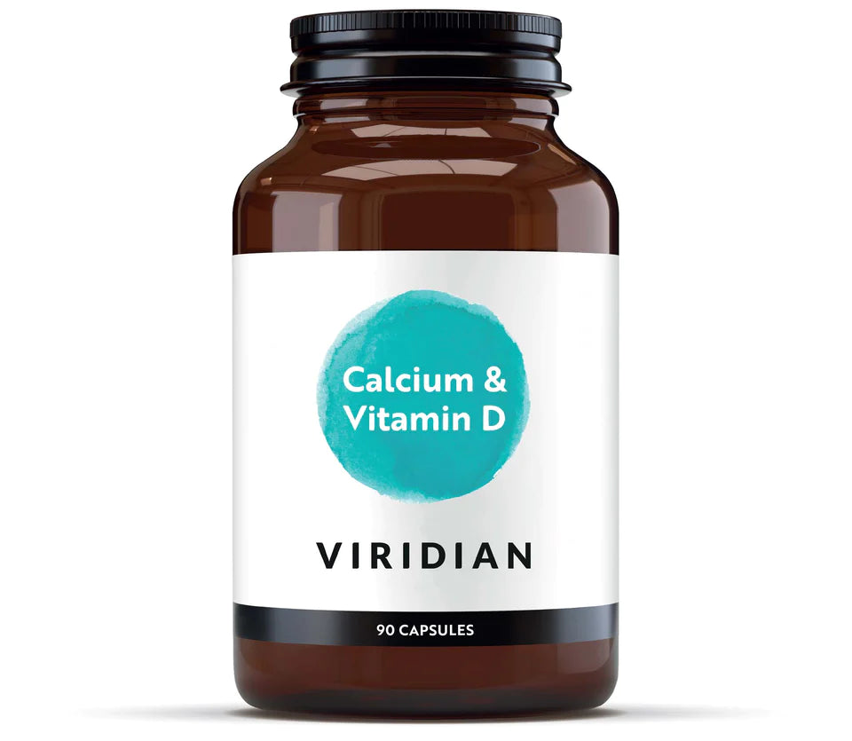 Viridian High Potency Calcium and Vitamin D3 90 Capsules