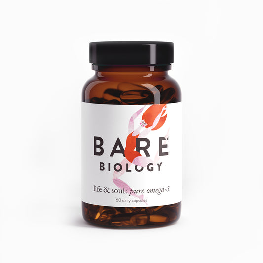 Bare Biology Life & Soul Pure Omega-3 60 Capsules