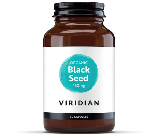 Viridian Organic Black Seed 450mg 30 Cap