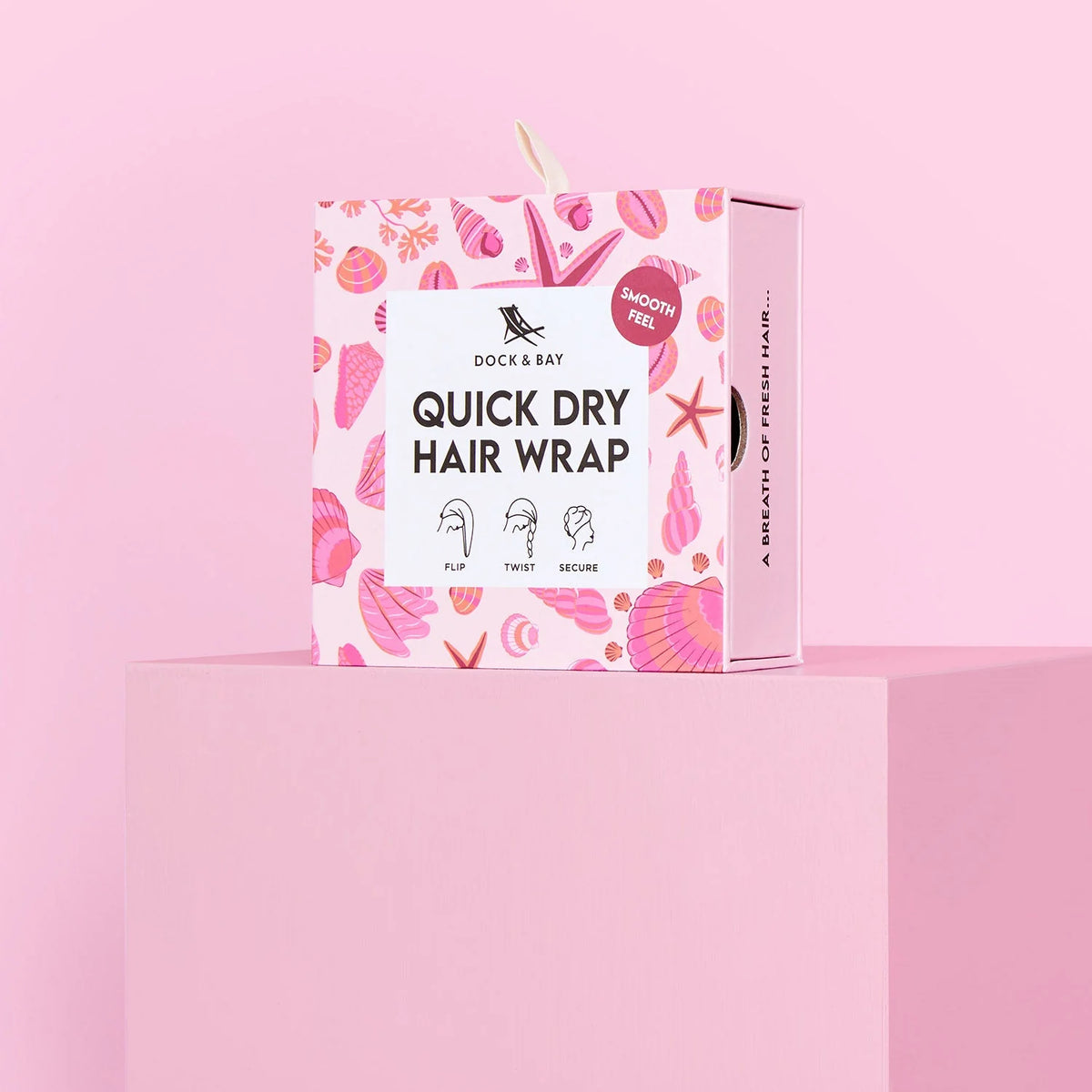 Dock & Bay Quick Dry Hair Wrap Blush Bay