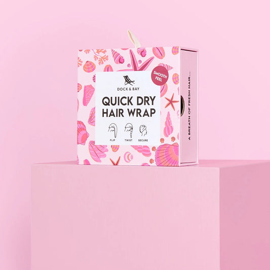 Dock & Bay Quick Dry Hair Wrap Blush Bay