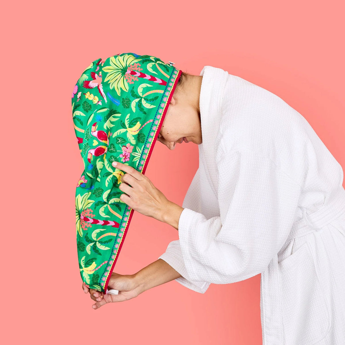 Dock & Bay Quick Dry Hair Wrap Jungle Bloom