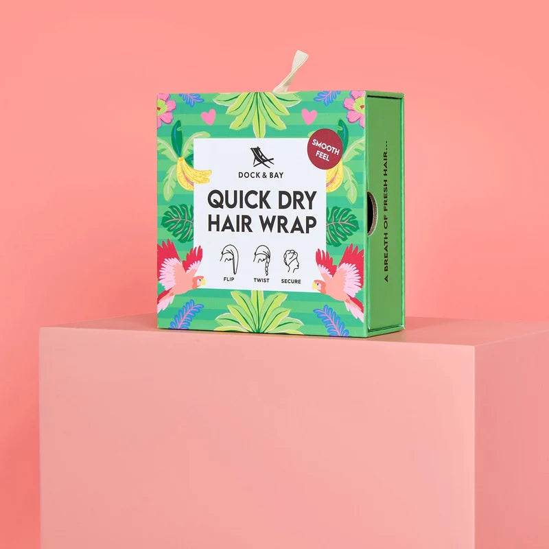 Dock & Bay Quick Dry Hair Wrap Jungle Bloom