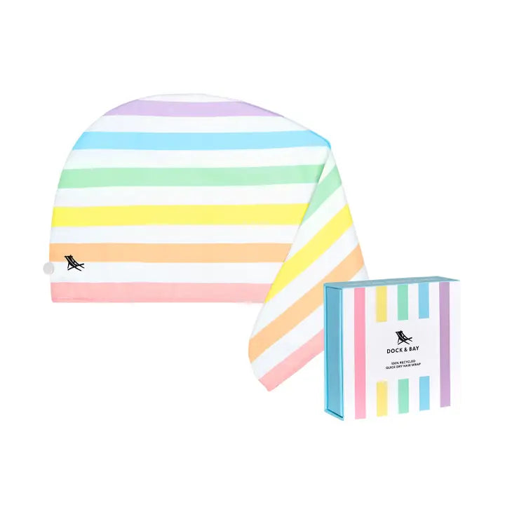 Dock & Bay Quick Dry Hair Wrap Unicorn Waves