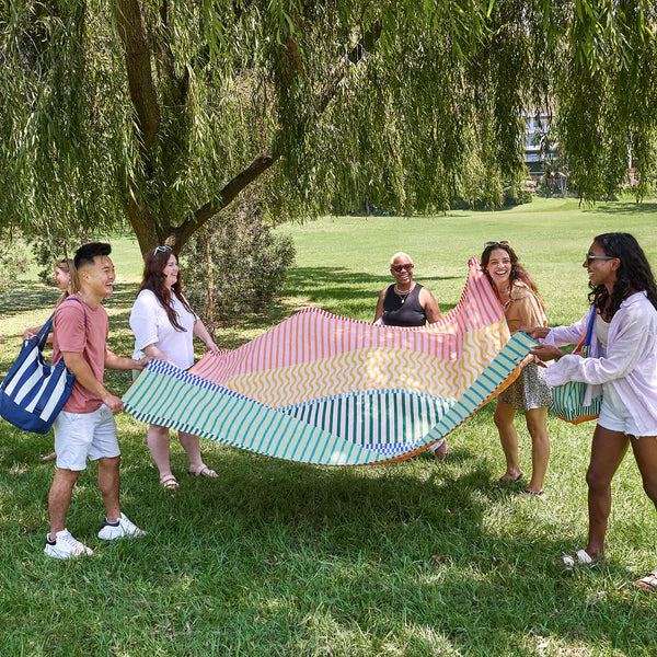 Dock & Bay Picnic Blanket Stripe Up Your Life