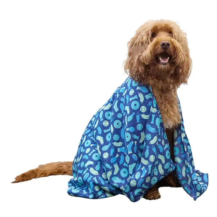 Dock & Bay Quick Dry Dog Towel Dogs Dinner - Medium