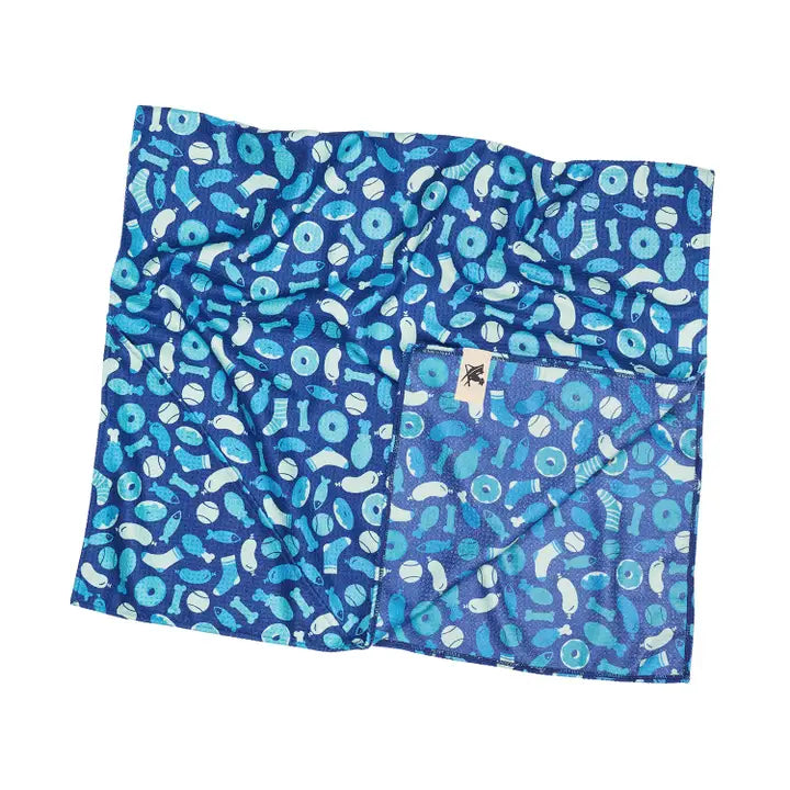 Dock & Bay Quick Dry Dog Towel Dogs Dinner - Medium