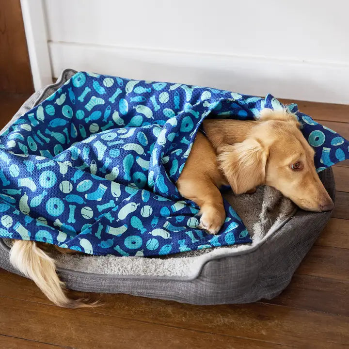 Dock & Bay Quick Dry Dog Towel Dogs Dinner - Medium