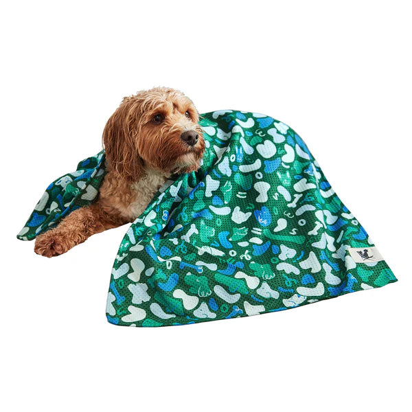 Dock & Bay Quick Dry Dog Towel Wheres Woof - Medium
