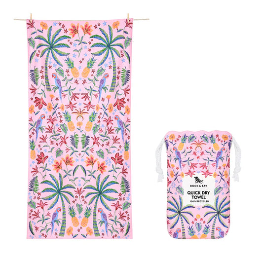 Dock & Bay Quick Dry Towel Pink Paradise