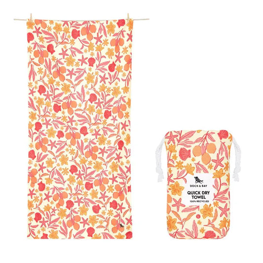 Dock & Bay Quick Dry Towel Tangerine Towel