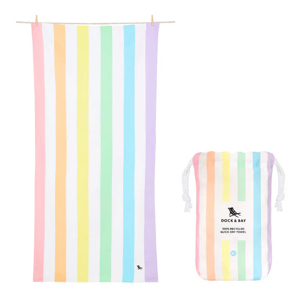 Dock & Bay Quick Dry Towel Unicorn Waves