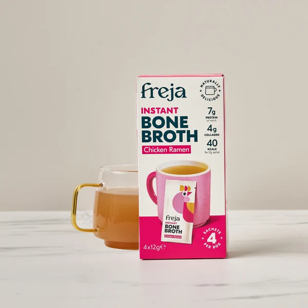 Freja Instant Bone Broth Chicken Ramen 4 x 15g