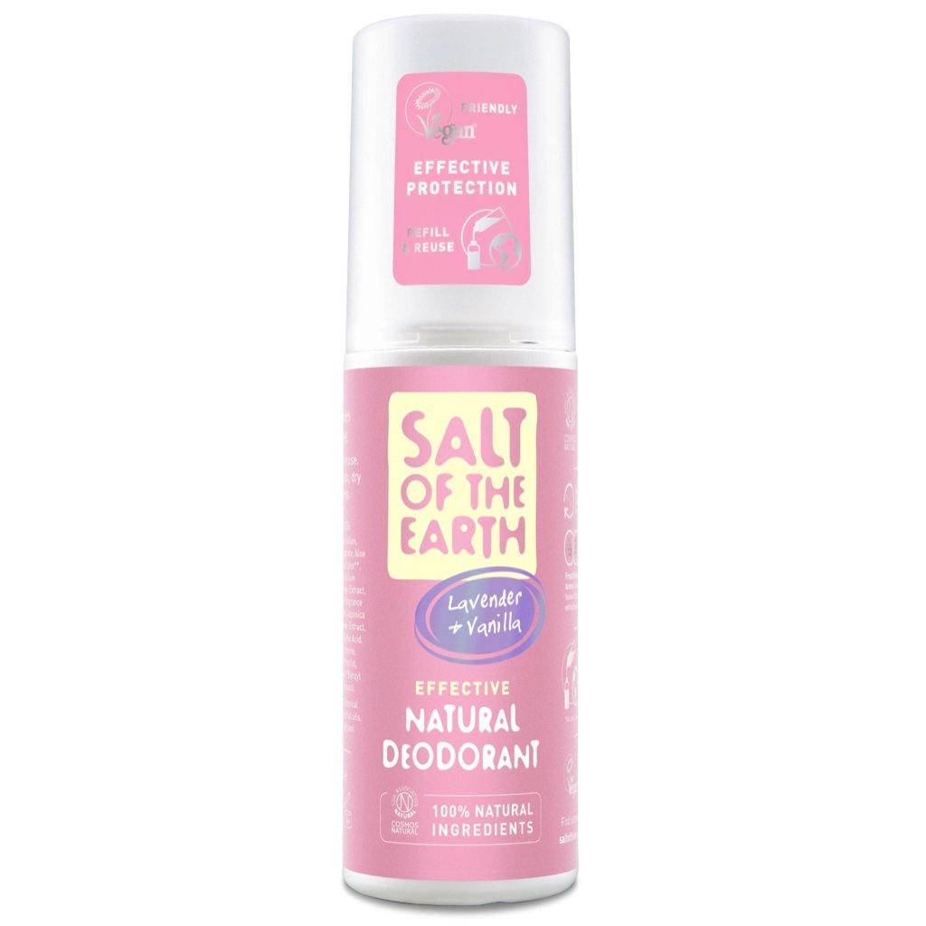 Salt Of The Earth Natural Deodorant Spray Lavender and Vanilla 100ml