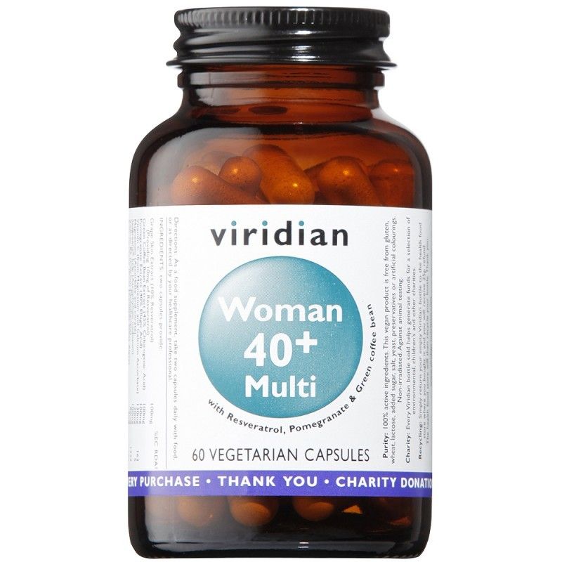 Viridian Woman 40+ Multivitamin 60 Capsules