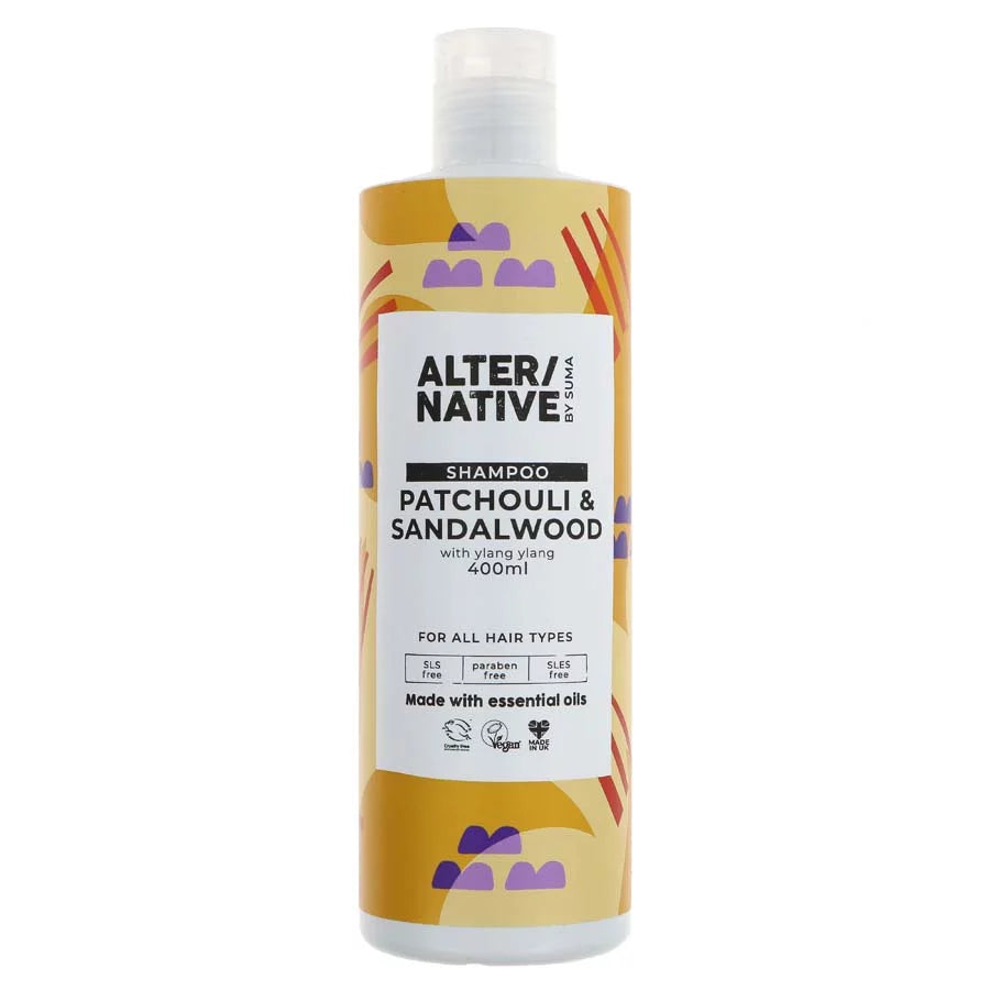 Alter/Native Patchouli and Sandalwood Shampoo 400ml