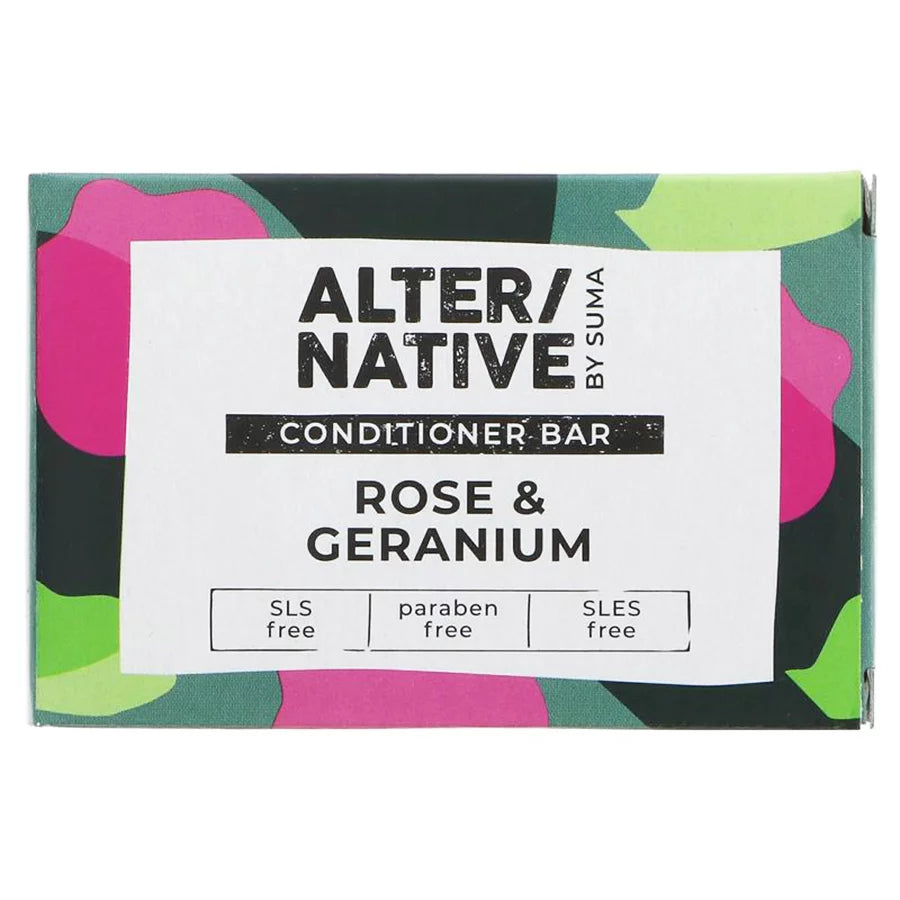 Alter/Native Rose and Geranium Conditioner Bar 90g