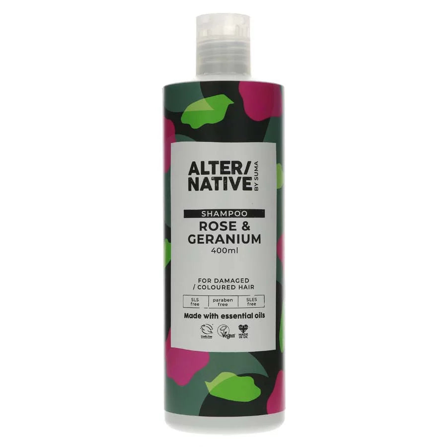 Alter/Native Rose and Geranium Shampoo 400ml