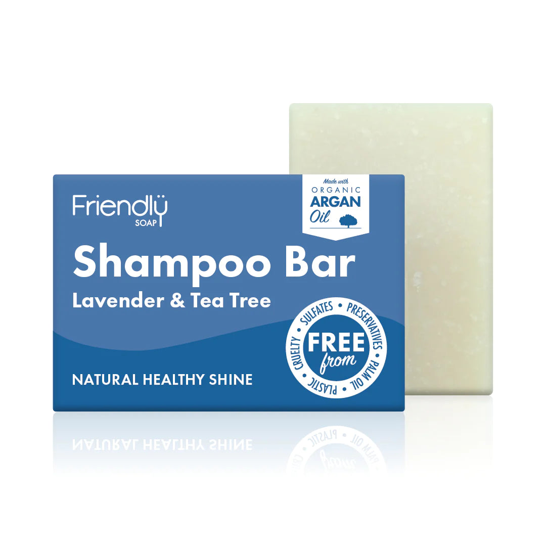 Friendly Soap Lavender and Tea Tree Shampoo Bar 95g