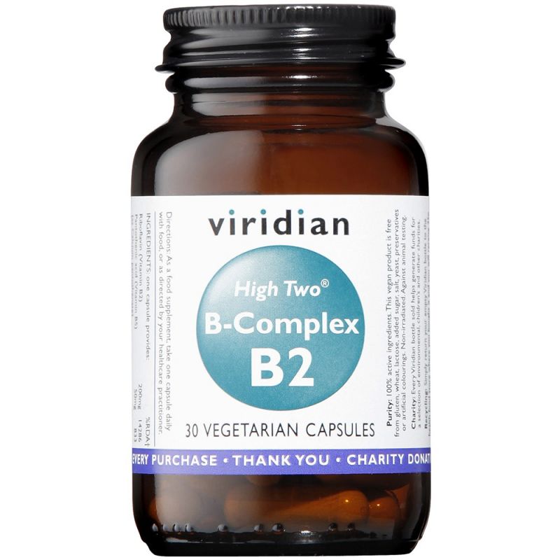 Viridian High Two B2 B-Complex 30 Capsules