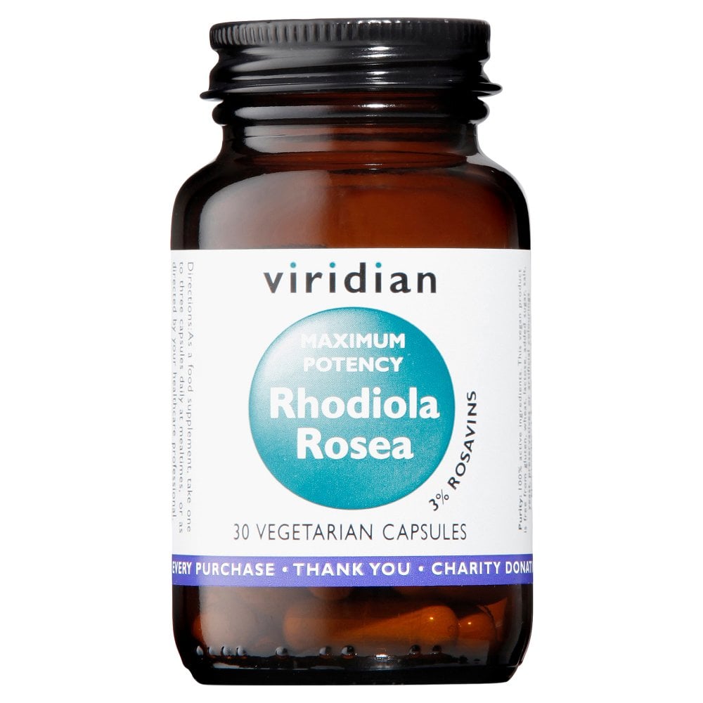 Viridian High Potency Rhodiola Rosea 30 Capsules